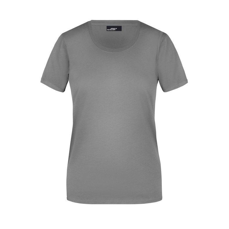 Dame T-shirt Basic Findes i mange farver. Jn901 Dark-Grey L