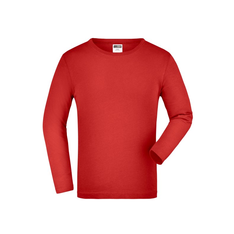 T-shirt med lange �rmer til junior / b�rn  Red XS/Jr