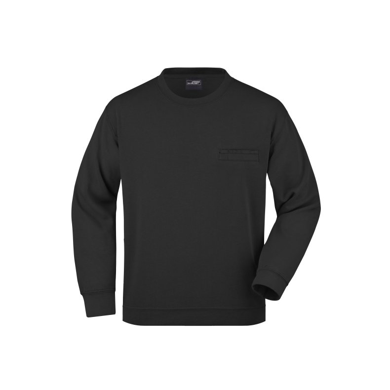 Men&acute;s Round Sweat pocket Black XXL