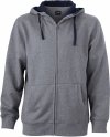 Grey Melange/Navy, L