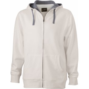 Hoodie med lynls /httetrje Men´s Lifestyle Zip-Hoody