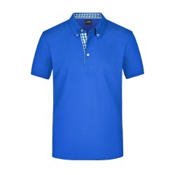 Herre Polo klassisk - Royal/Royal-White
