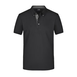 Herre Polo klassisk - Black/Black/White