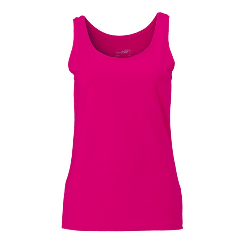 Dame elastisk tank top. JN927 Magenta S