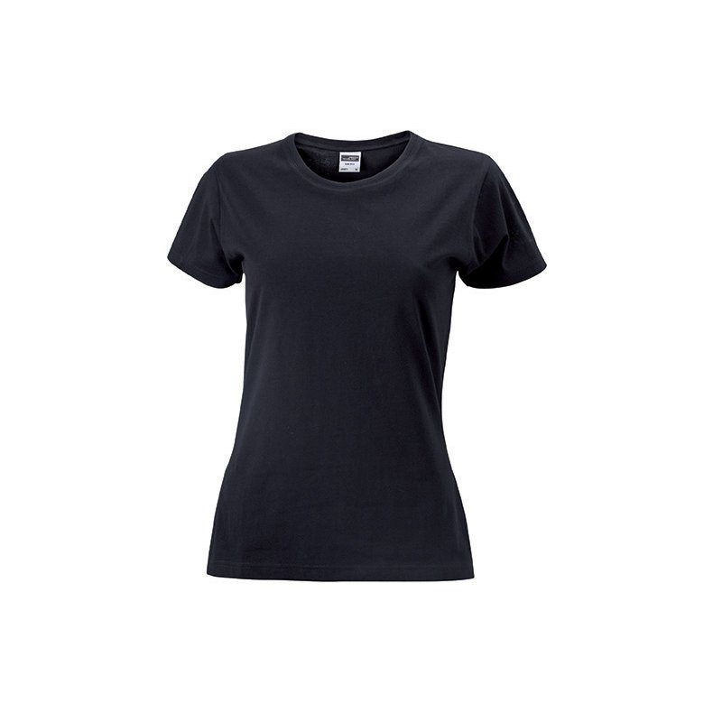 Dame T-Shirt Ladie&acute;s Slim Fit-T Black M