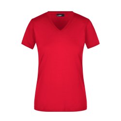 Dame T-Shirt Ladie&acute;s Slim Fit V-T