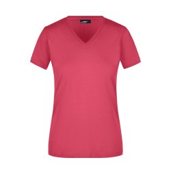 Dame T-Shirt Ladie&acute;s Slim Fit V-T