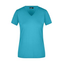 Dame T-Shirt Ladie&acute;s Slim Fit V-T