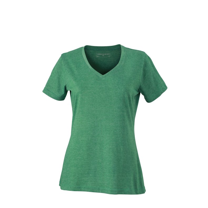 T-Shirt  Ladie&acute;s Heather T-shirt Green-melange S