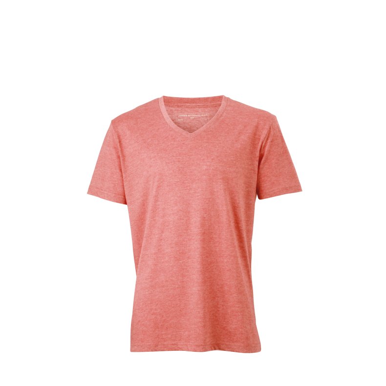 T-Shirt Unisex Heather look  Red-melange L