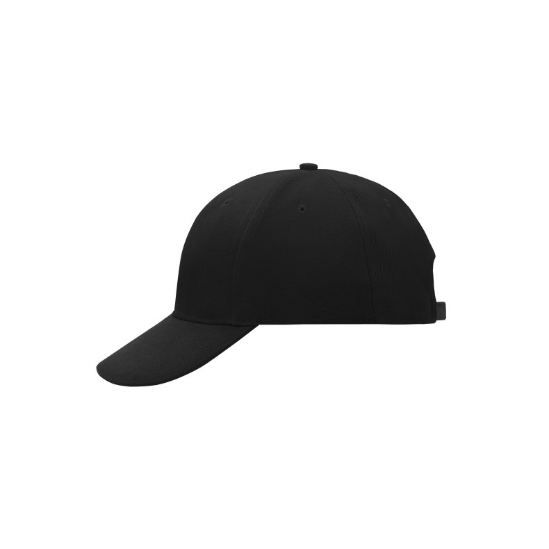 Kasket - 6 Panel Cap laminated Black