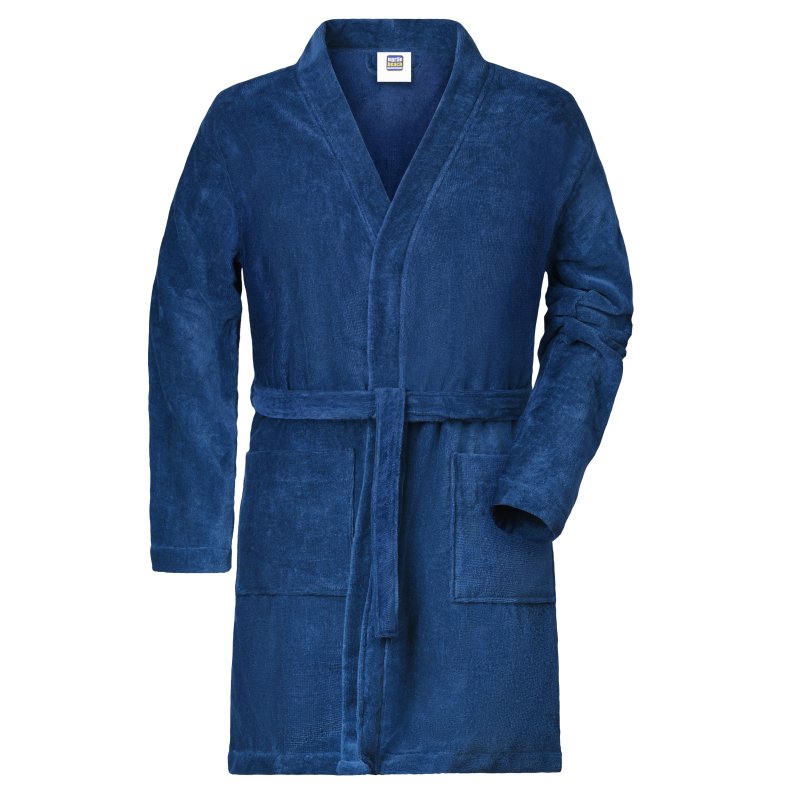 Badekbe, morgen kbe, Bathrobe - Navy