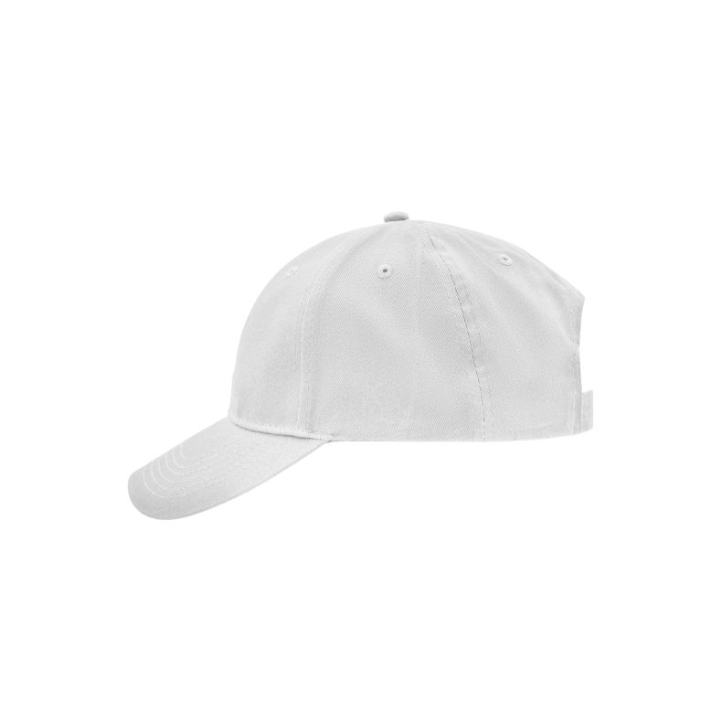 Kasket - Brushed 6 Panel Cap White