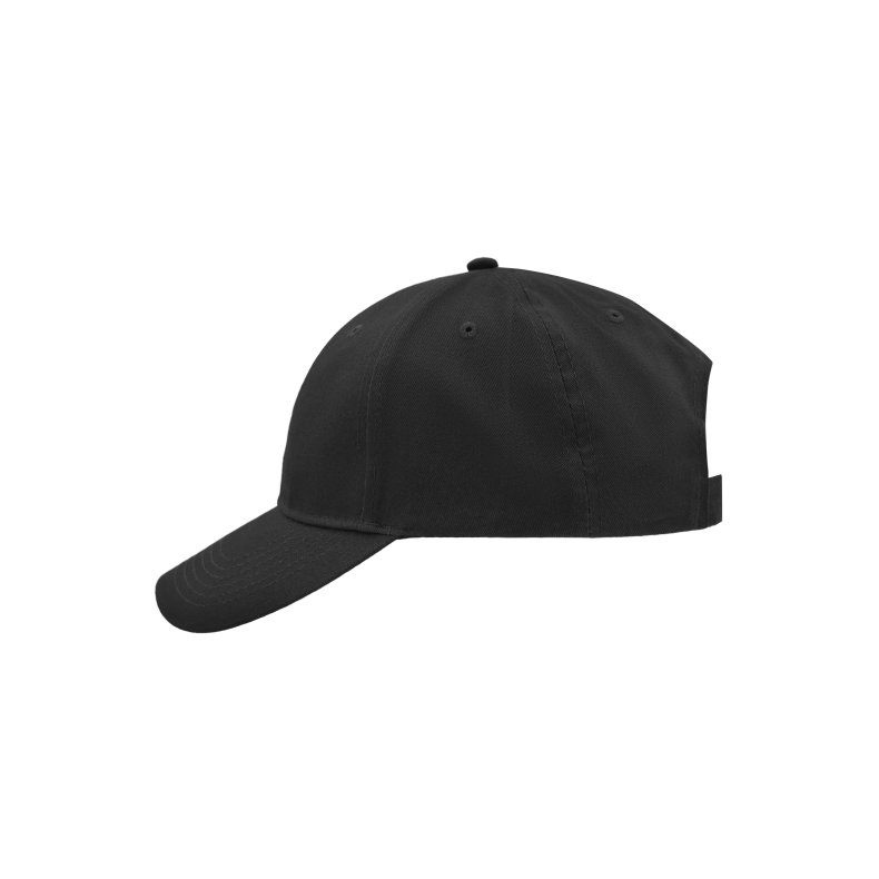 Kasket - Brushed 6 Panel Cap Black