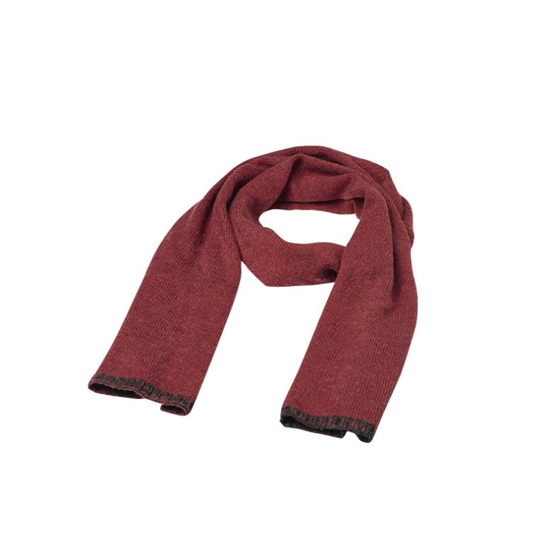 Trklde Traditional Scarf - Red/Anthracite-melange