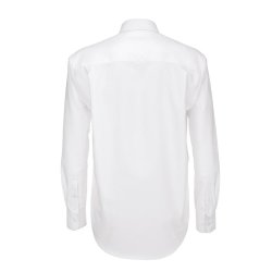 Herre skjorte Oxford LSL /B&C Men - White