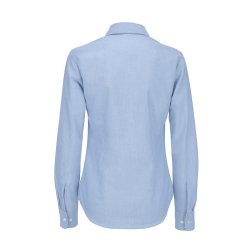  Dame skjorte Oxford LSL /B&C Women - Oxford Blue