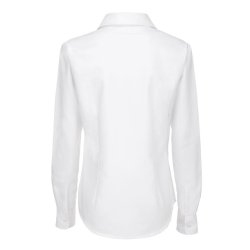  Dame skjorte Oxford LSL /B&C Women - White