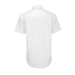 Herre skjorte Oxford SSL /B&C Men - White