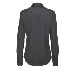 Dame skjorte B&C Sharp LSL /Women - Dark-Grey
