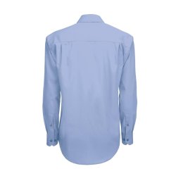 Herre skjorte Smart LSL /B&C - Business Blue