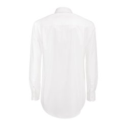 Herre skjorte Smart LSL /B&C - White