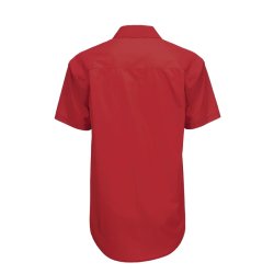 Herre skjorte Smart SSL /B&C - Deep Red