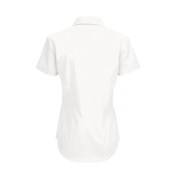 Dame skjorte Smart SSL /Women B&C - White