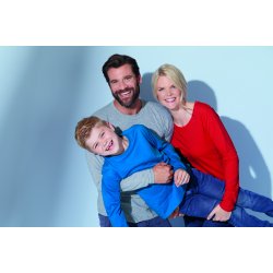 Dame Lang�rmet T-shirt i single Jersey JN903