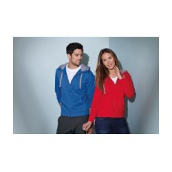 Hoodie med lynl�s /h�ttetr�je Unisex.